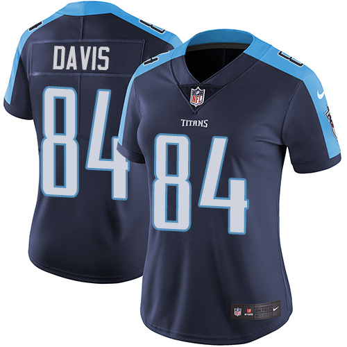 2019 Women Tennessee Titans #84 Davis blue Nike Vapor Untouchable Limited NFL Jersey->women nfl jersey->Women Jersey